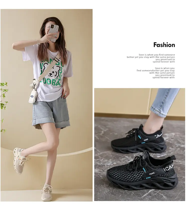 Women's Shoes 2024 New Summer Breathable Lightweight Mesh Shoes Thick Sole Increased Wear-Resistant Sports Casual Shoes Trendy Shoes for Women — feature 7
