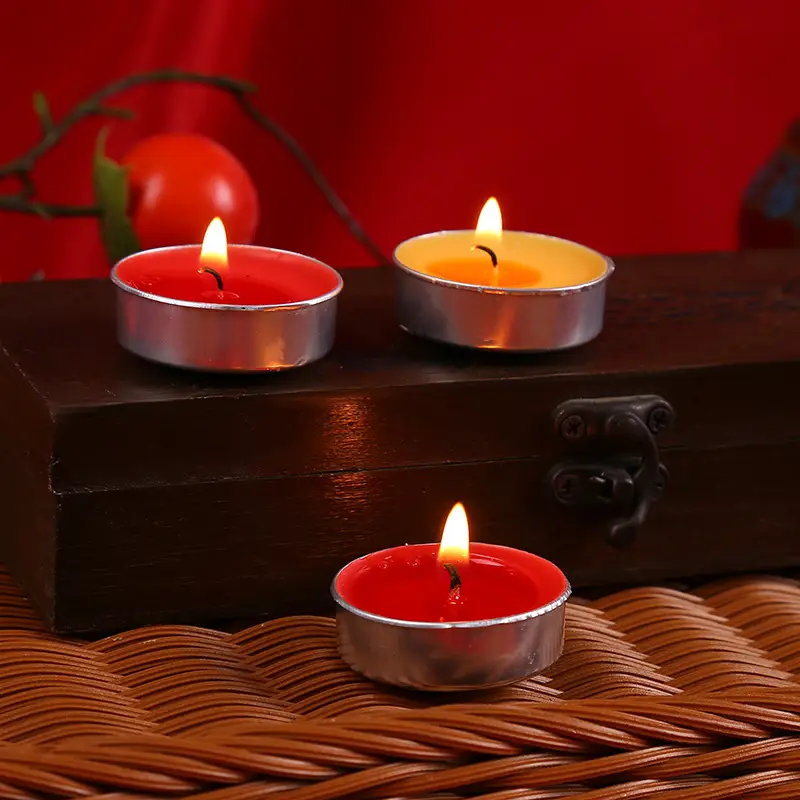 Butter Lamp 4 Hours 100 Aluminum Shell Everlasting Lamp for Buddha, Household Smokeless Candle Lamp, Buddhist Supplies Wholesale