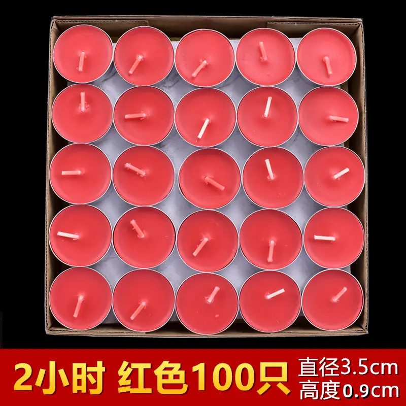 Butter Lamp 4 Hours 100 Aluminum Shell Everlasting Lamp for Buddha, Household Smokeless Candle Lamp, Buddhist Supplies Wholesale