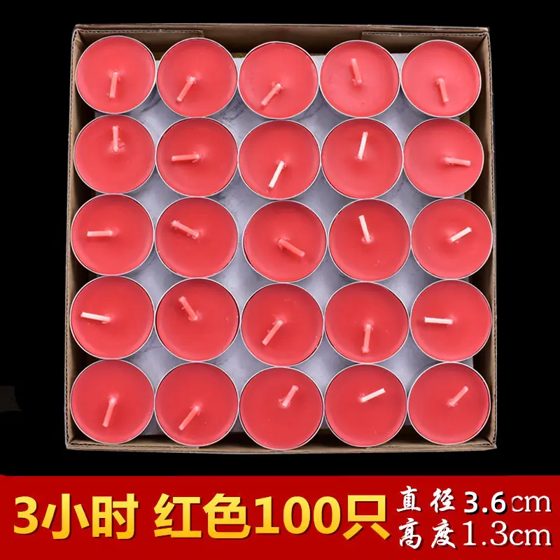 Butter Lamp 4 Hours 100 Aluminum Shell Everlasting Lamp for Buddha, Household Smokeless Candle Lamp, Buddhist Supplies Wholesale