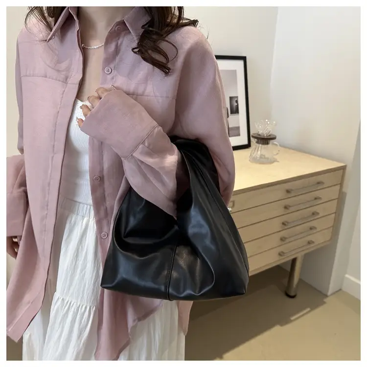 Black One-shoulder Handbag for Women Spring Summer — feature 17