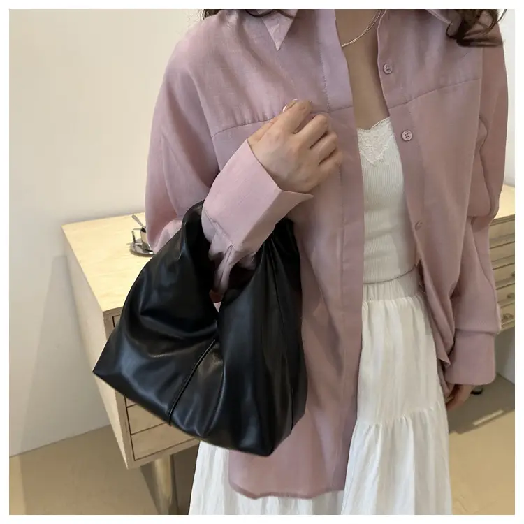 Black One-shoulder Handbag for Women Spring Summer — feature 18