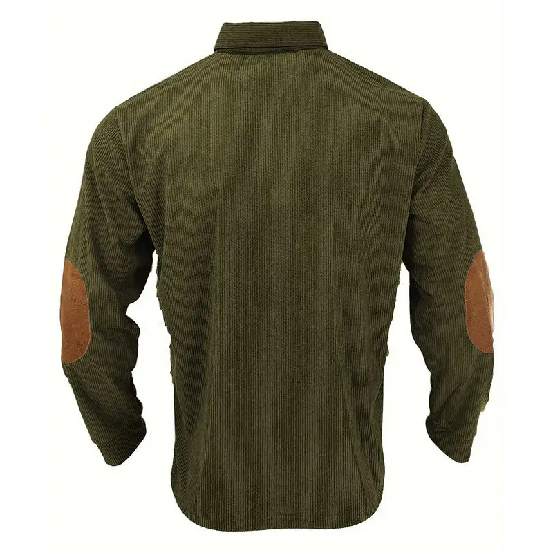 Men's Long Sleeve Polo Shirt Navy Blue Collar 2026 — feature 22