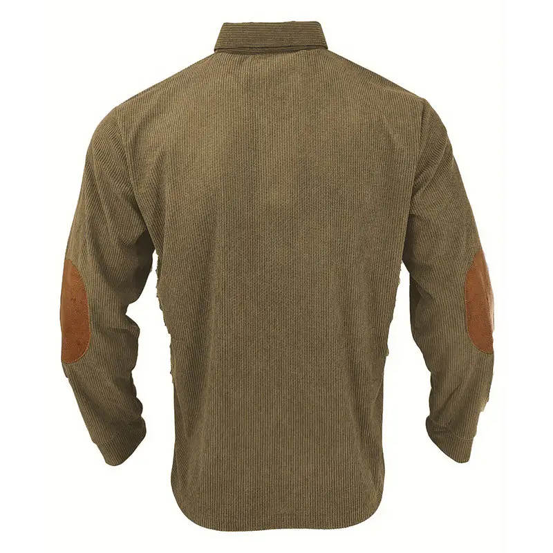 Men's Long Sleeve Polo Shirt Navy Blue Collar 2026 — feature 24