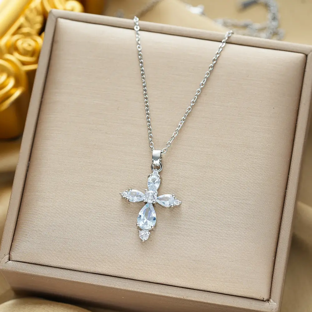 Gold Plated Bow Pearl Necklace for Women - Image 103