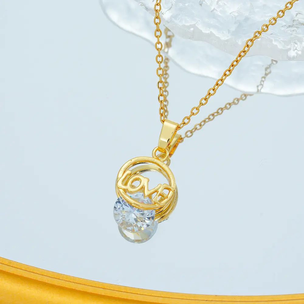 Gold Plated Bow Pearl Necklace for Women - Image 113