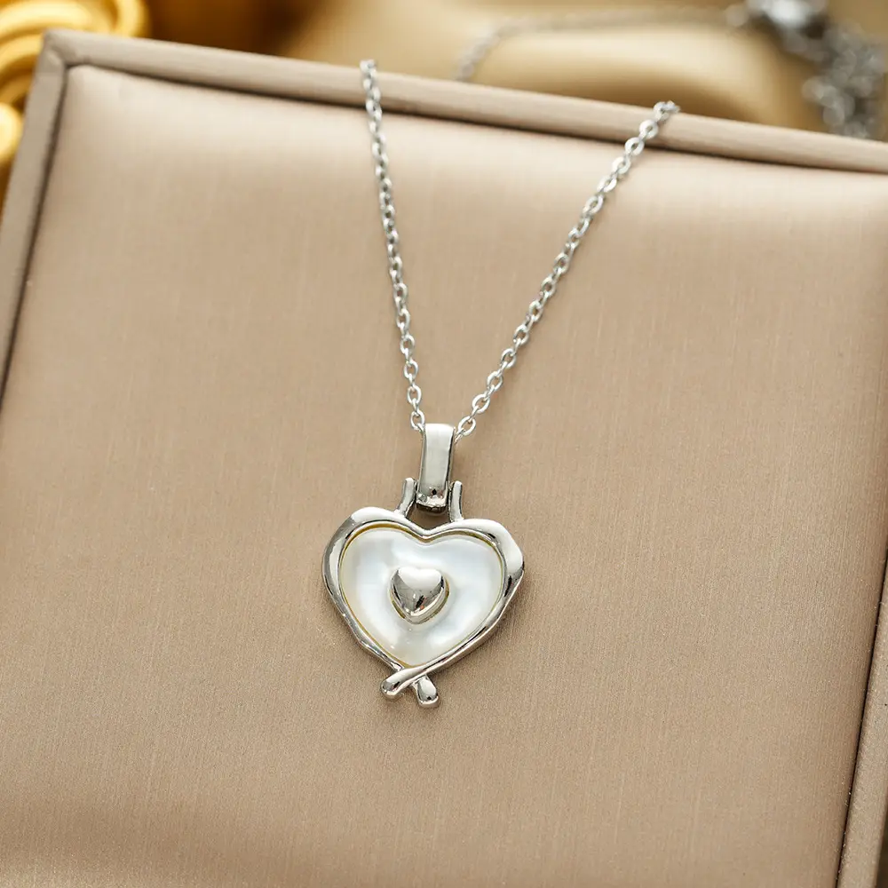 Gold Plated Bow Pearl Necklace for Women - Image 122