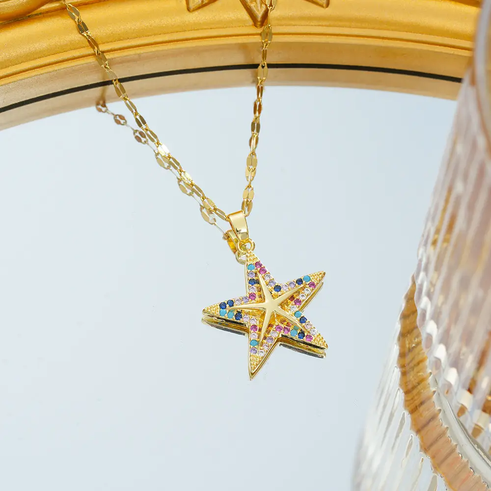 Gold Plated Bow Pearl Necklace for Women - Image 123