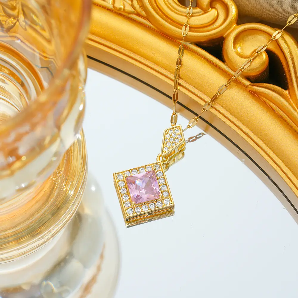 Gold Plated Bow Pearl Necklace for Women - Image 126