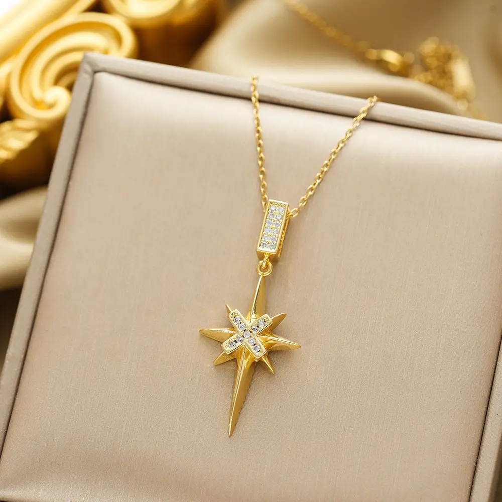 Gold Plated Bow Pearl Necklace for Women - Image 134