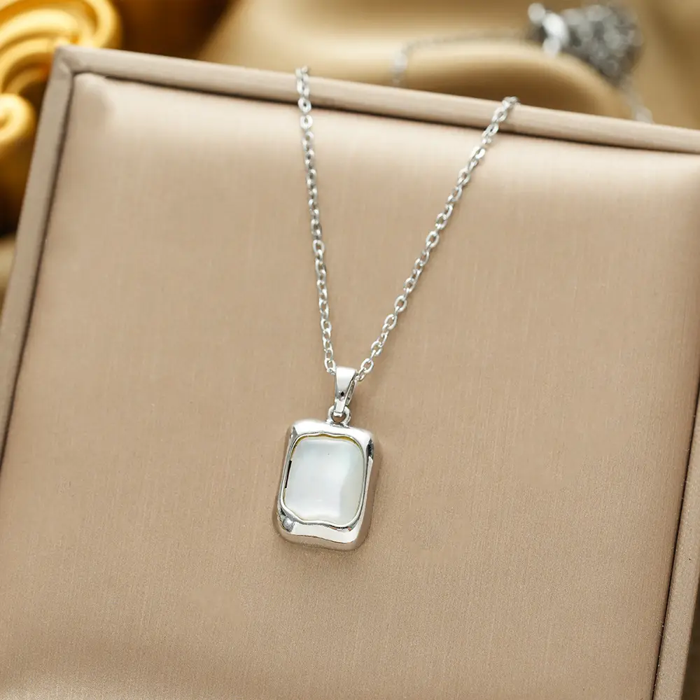Gold Plated Bow Pearl Necklace for Women - Image 137