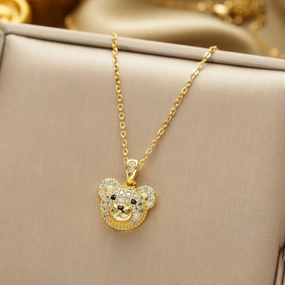 Gold Plated Bow Pearl Necklace for Women - Image 138