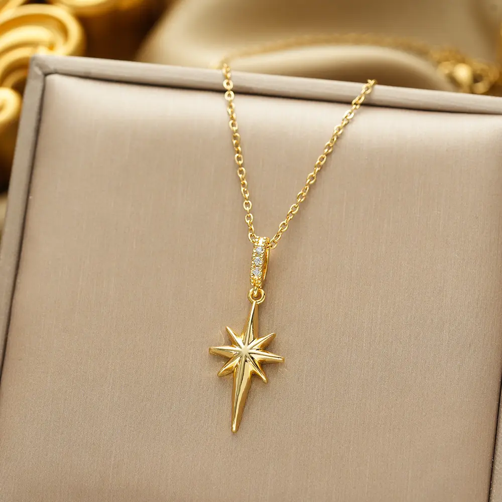 Gold Plated Bow Pearl Necklace for Women - Image 144