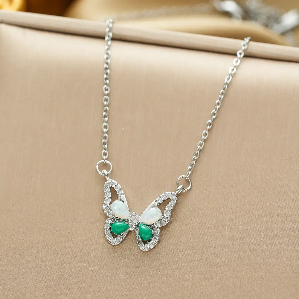 Gold Plated Bow Pearl Necklace for Women - Image 150