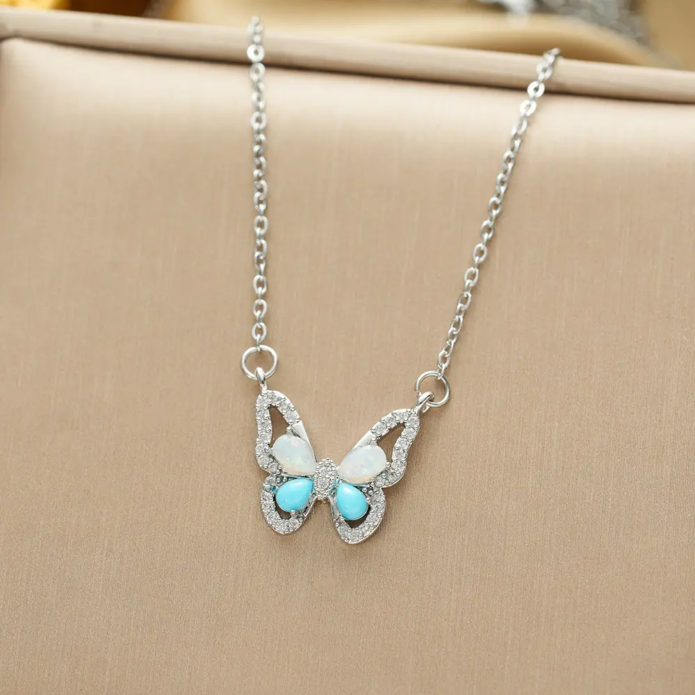Gold Plated Bow Pearl Necklace for Women - Image 151