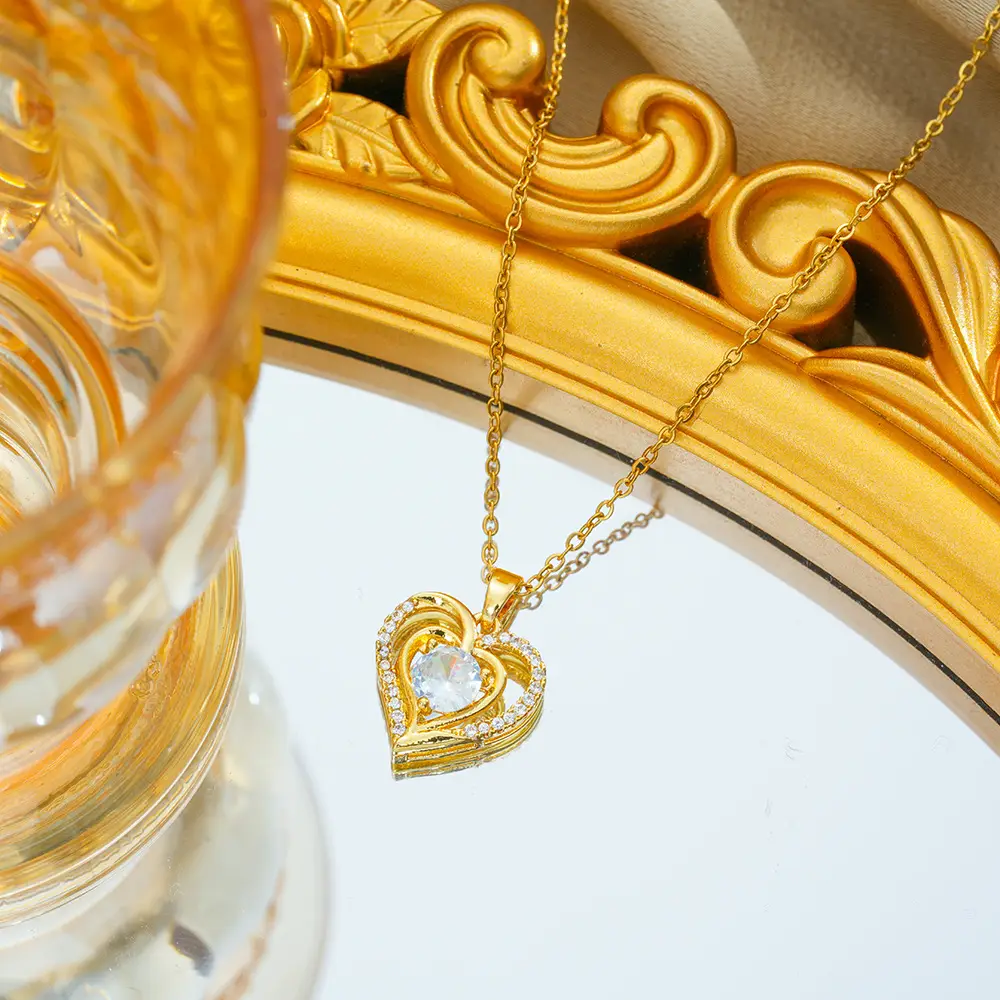 Gold Plated Bow Pearl Necklace for Women - Image 16