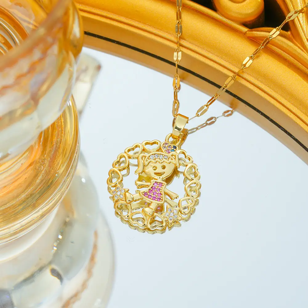 Gold Plated Bow Pearl Necklace for Women - Image 163