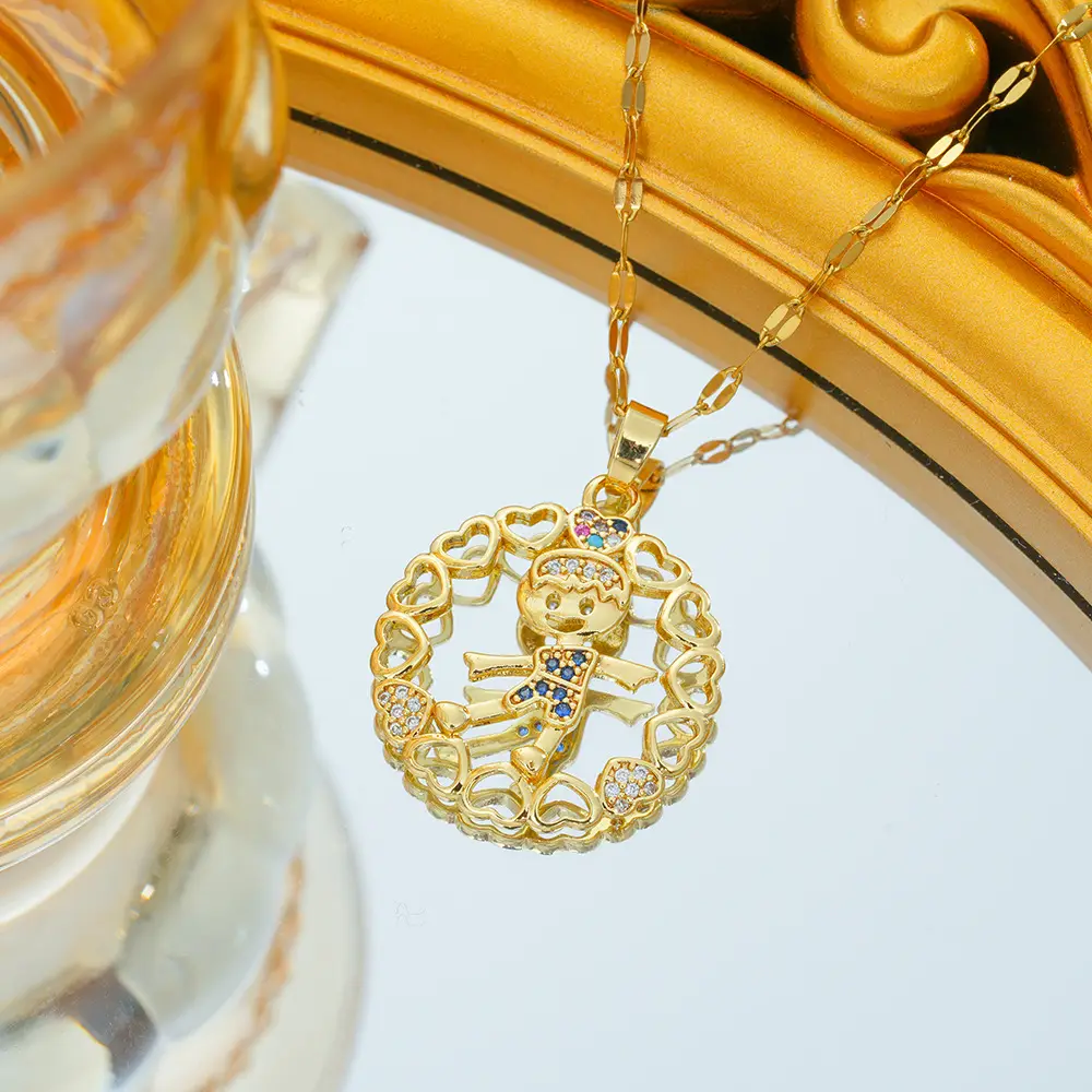Gold Plated Bow Pearl Necklace for Women - Image 164