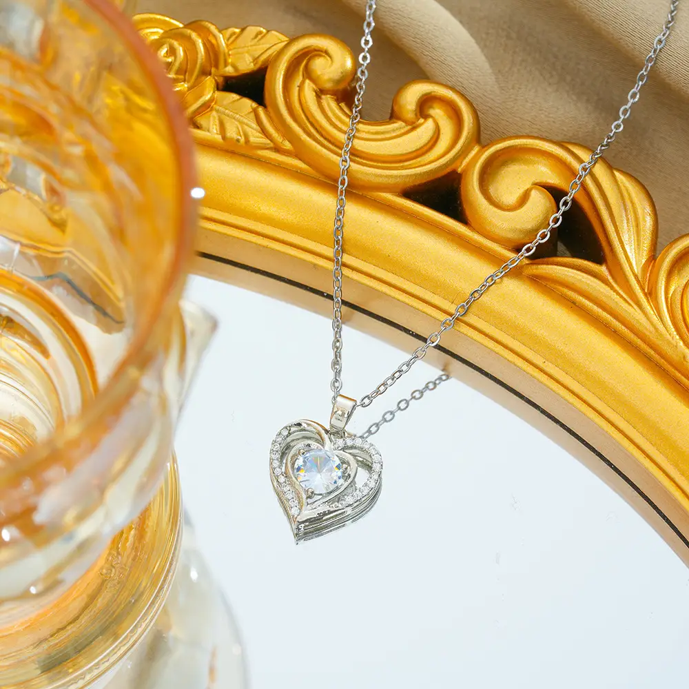 Gold Plated Bow Pearl Necklace for Women - Image 17