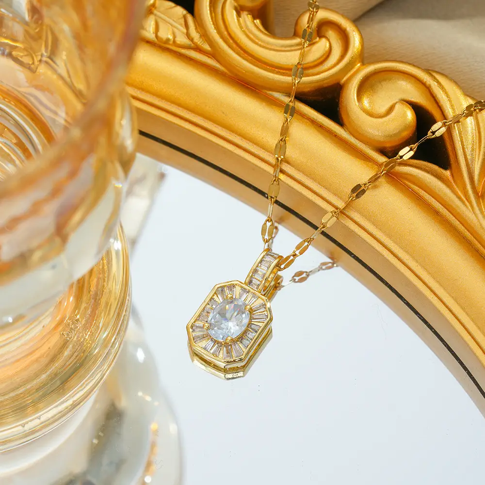 Gold Plated Bow Pearl Necklace for Women - Image 183