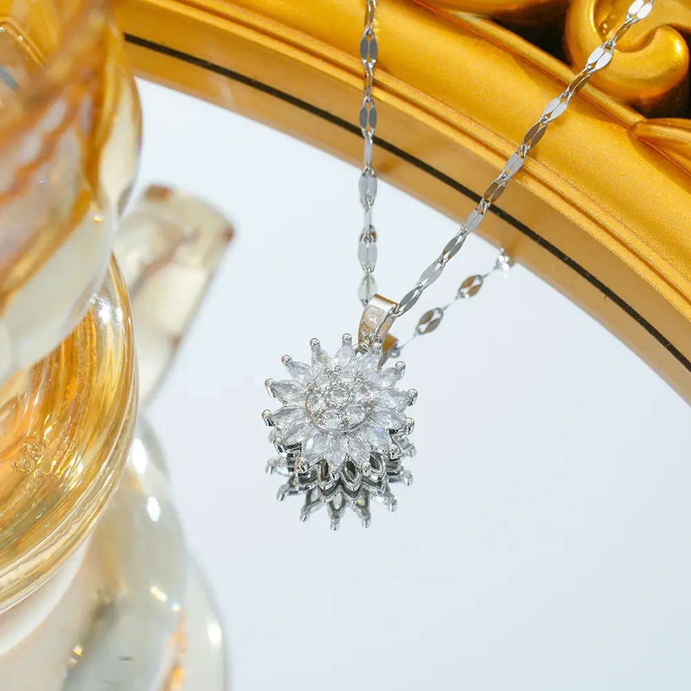 Gold Plated Bow Pearl Necklace for Women - Image 21