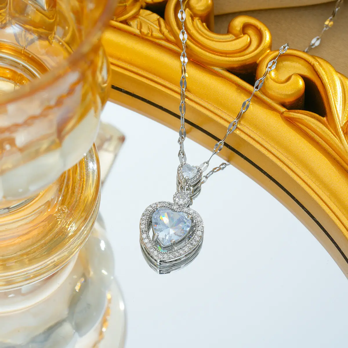 Gold Plated Bow Pearl Necklace for Women - Image 38