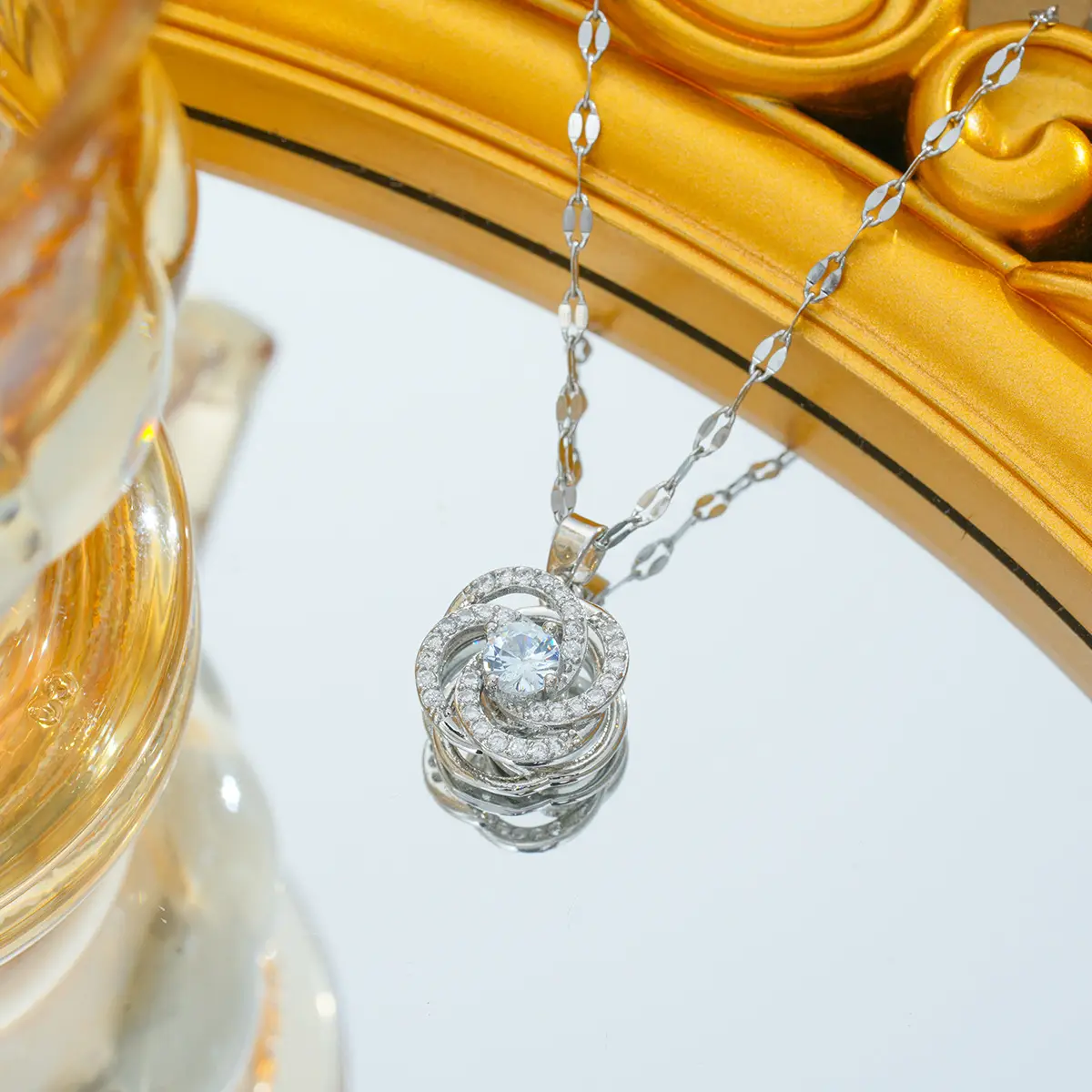 Gold Plated Bow Pearl Necklace for Women - Image 46