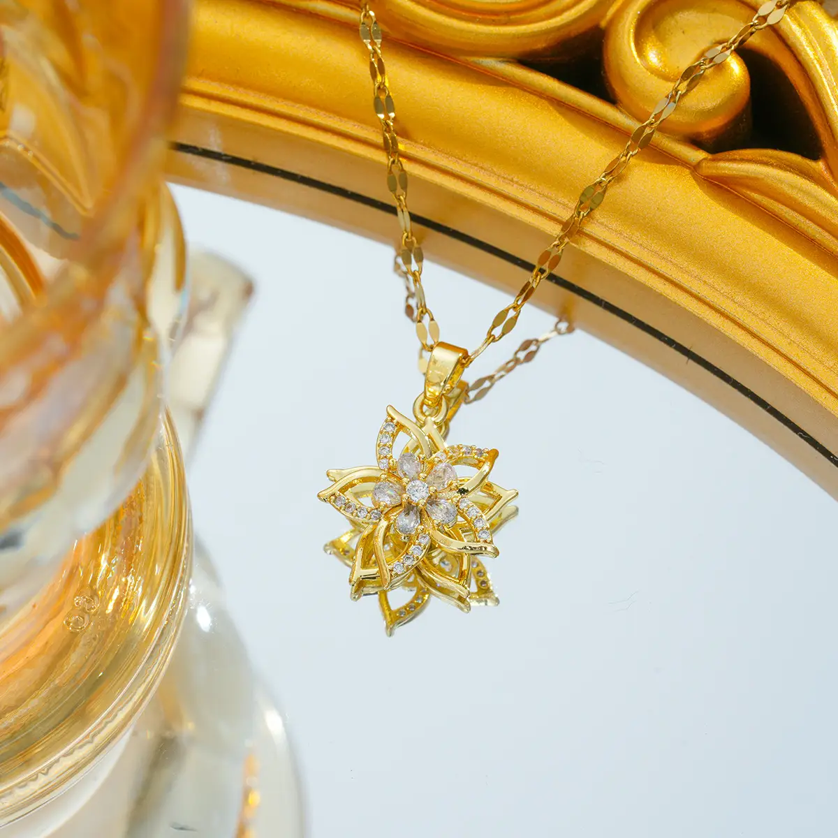 Gold Plated Bow Pearl Necklace for Women - Image 60