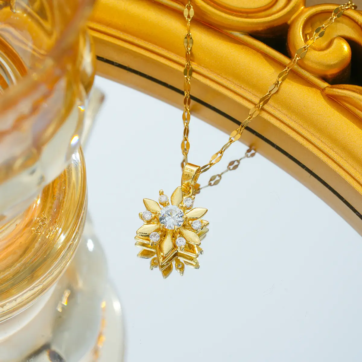 Gold Plated Bow Pearl Necklace for Women - Image 63