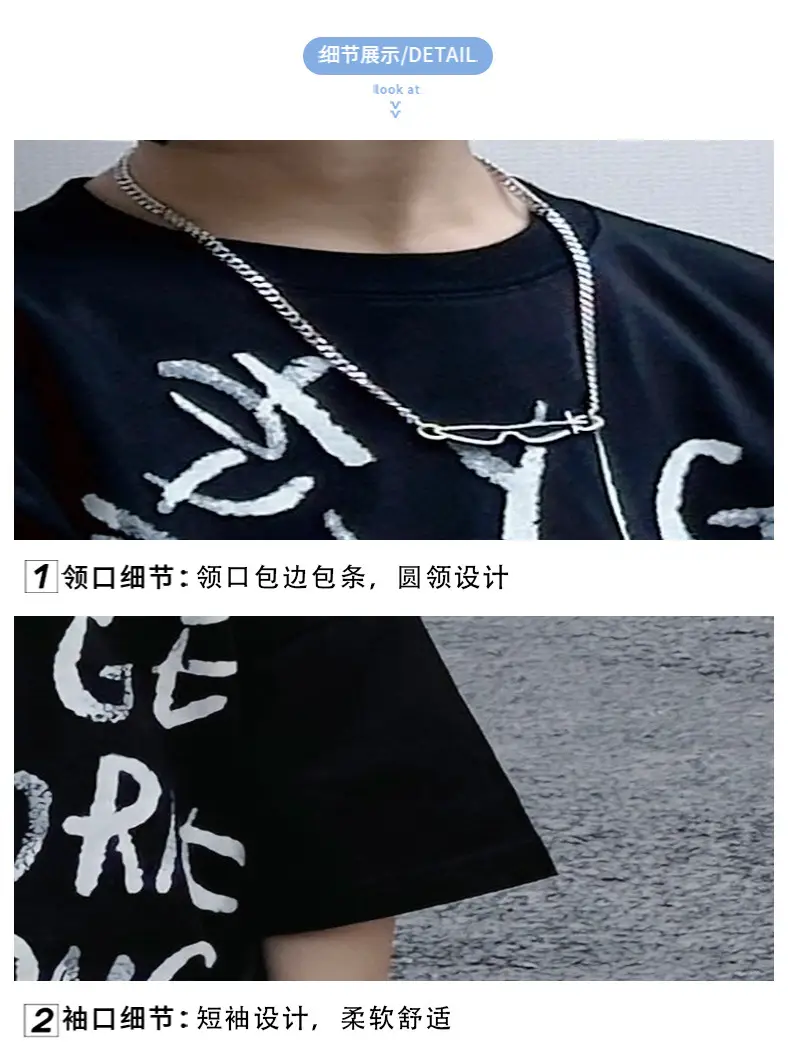 Boys T-Shirt Black Graphic 2025 Summer Wear — feature 17