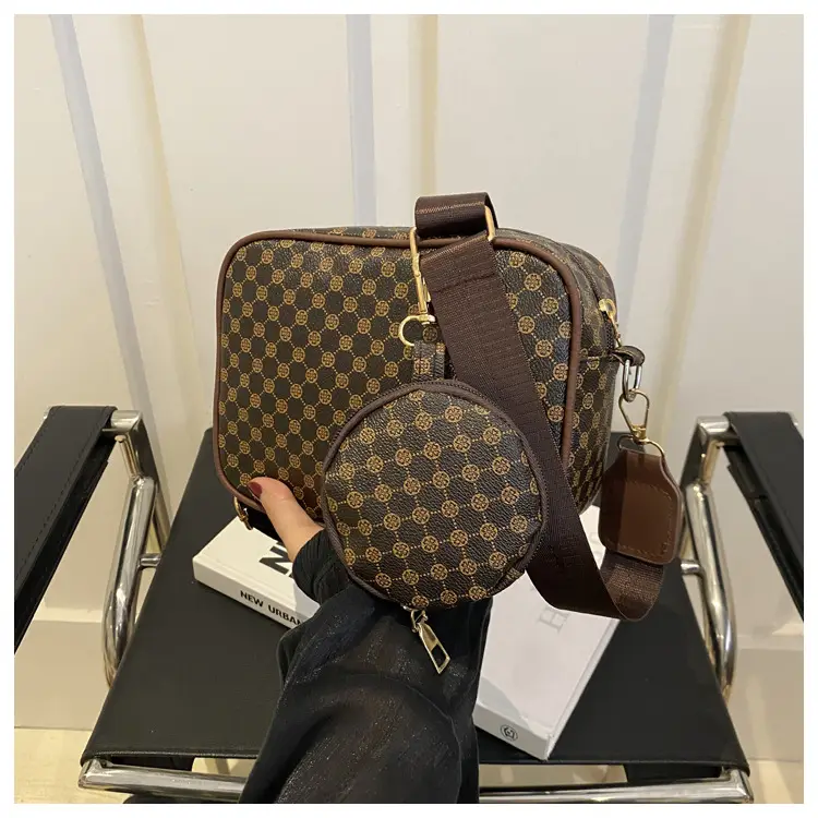 Fashion Casual Crossbody Bag Check Print 2024 — feature 19
