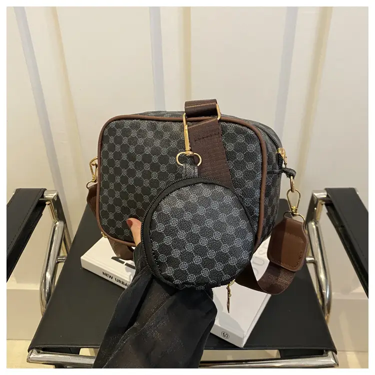 Fashion Casual Crossbody Bag Check Print 2024 — feature 20