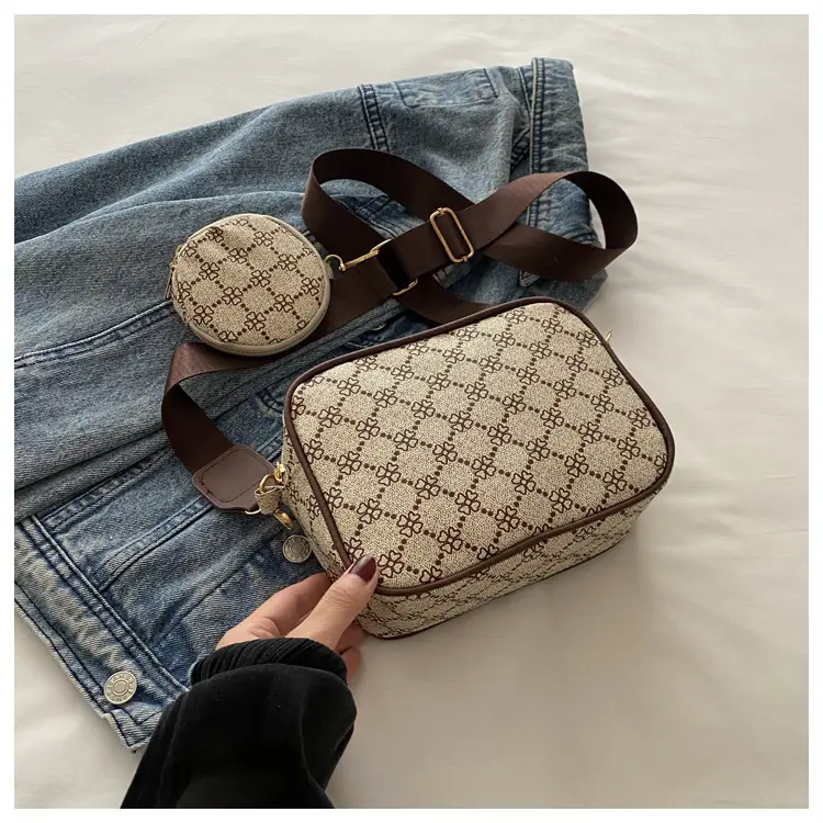 Fashion Casual Crossbody Bag Check Print 2024 — feature 23