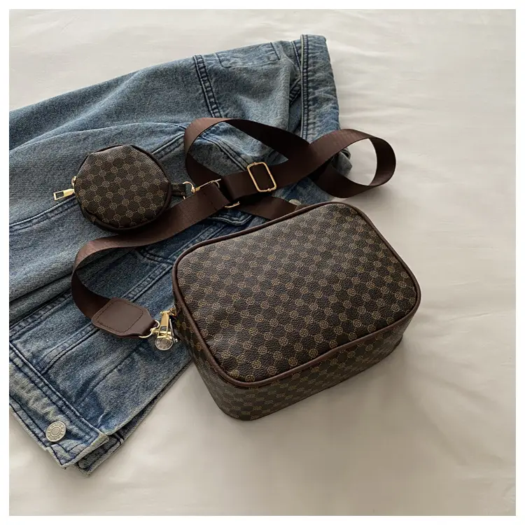 Fashion Casual Crossbody Bag Check Print 2024 — feature 24