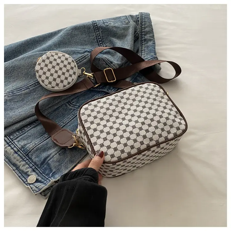 Fashion Casual Crossbody Bag Check Print 2024 — feature 25