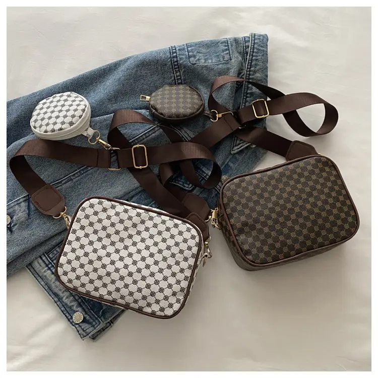 Fashion Casual Crossbody Bag Check Print 2024 — feature 26