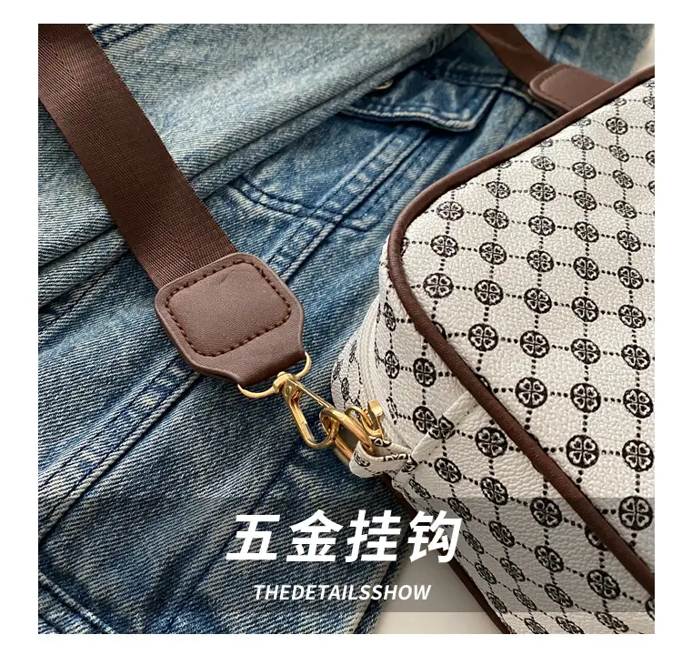 Fashion Casual Crossbody Bag Check Print 2024 — feature 6