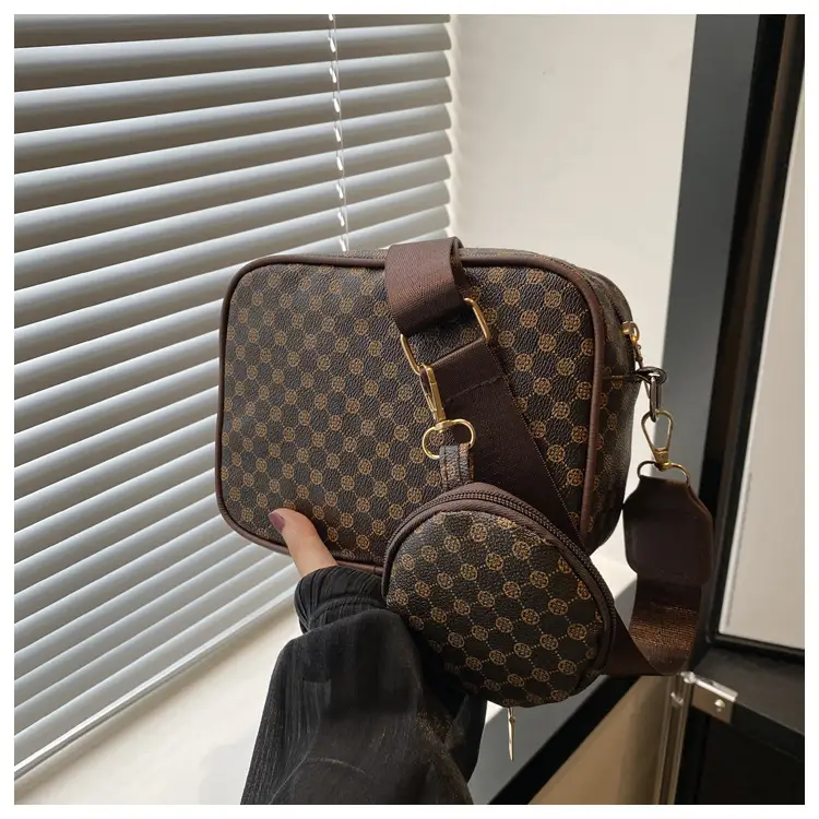 Fashion Casual Crossbody Bag Check Print 2024 - Image 4
