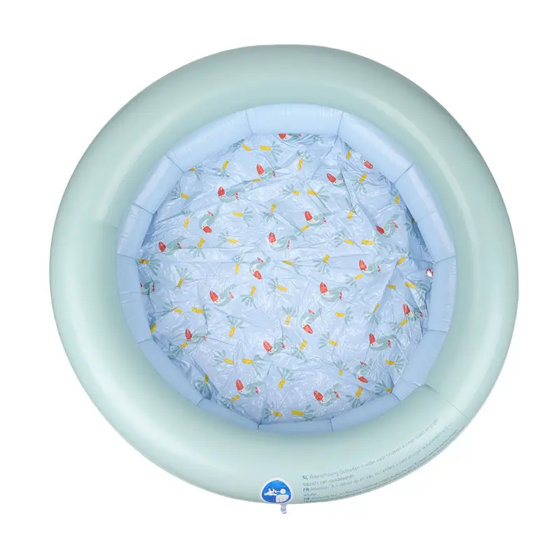 Inflatable Water Spray Pool Double-layer Dinosaur Water Spray Pool Yellow Dinosaur Sprinkler Pool Kidsren's Swimming Pool