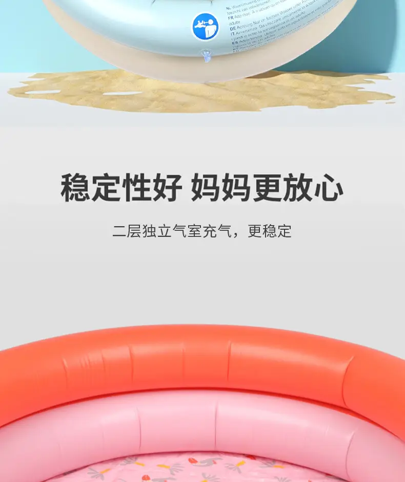 Inflatable Water Spray Pool Double-layer Dinosaur Water Spray Pool Yellow Dinosaur Sprinkler Pool Kidsren's Swimming Pool — feature 8