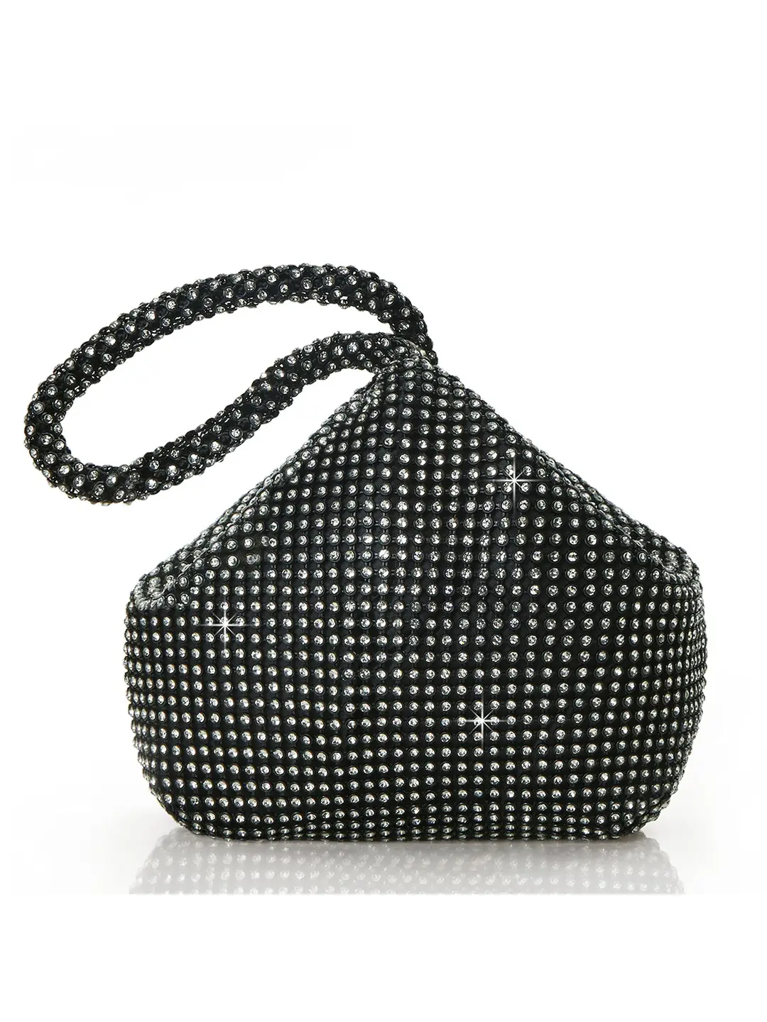 Large Mine Bag Cross-border Evening Bag Handmade Rhinestone Evening Bag Clutch Bag Banquet Bag Women's Handbag Diamond Bag