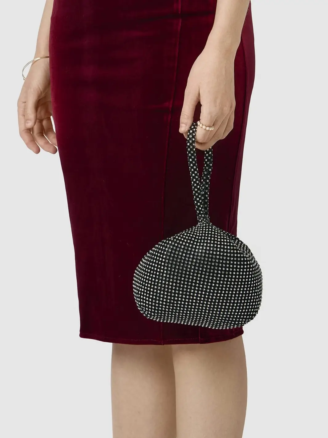 Large Mine Bag Cross-border Evening Bag Handmade Rhinestone Evening Bag Clutch Bag Banquet Bag Women's Handbag Diamond Bag