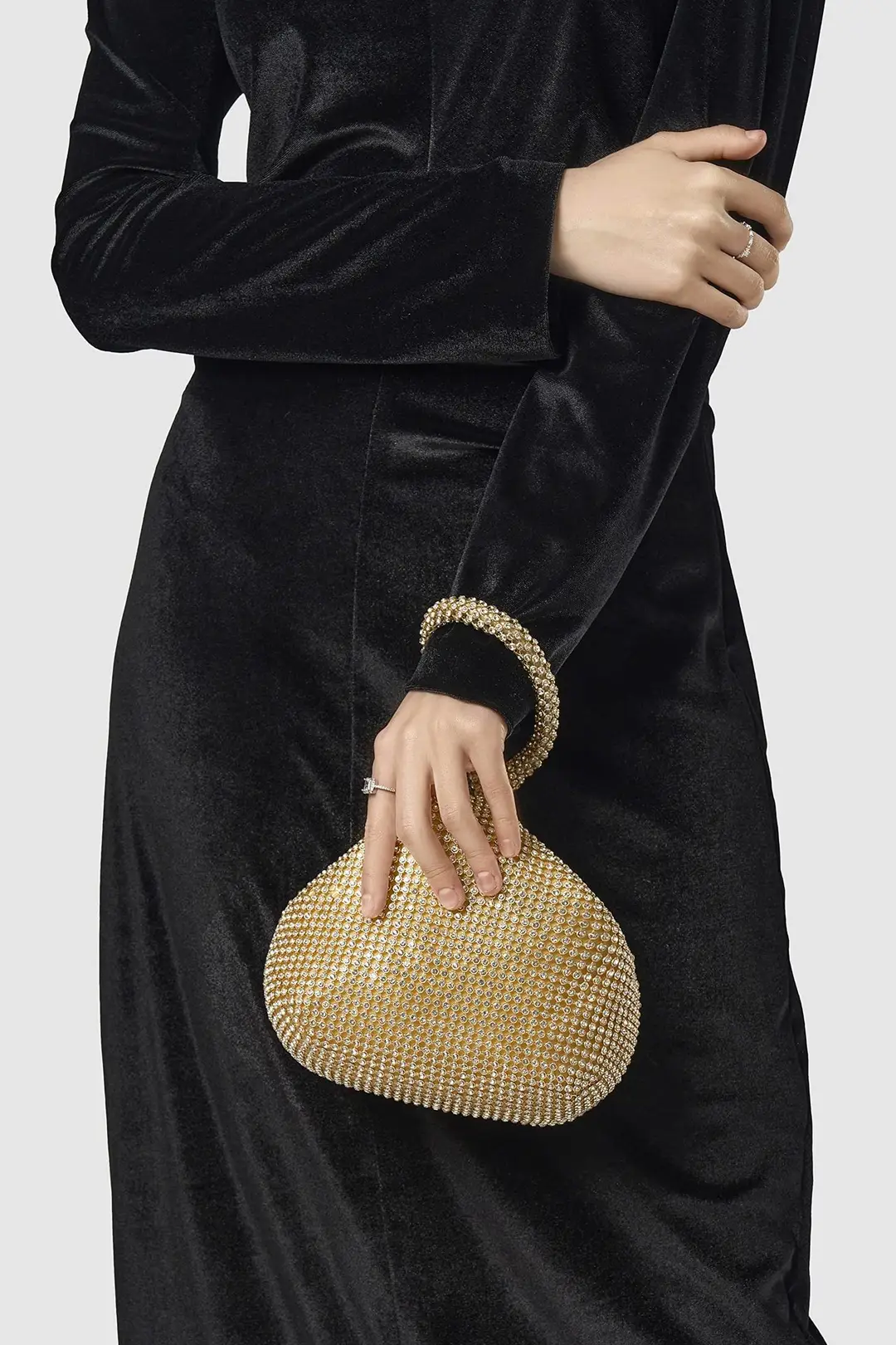 Large Mine Bag Cross-border Evening Bag Handmade Rhinestone Evening Bag Clutch Bag Banquet Bag Women's Handbag Diamond Bag — feature 17