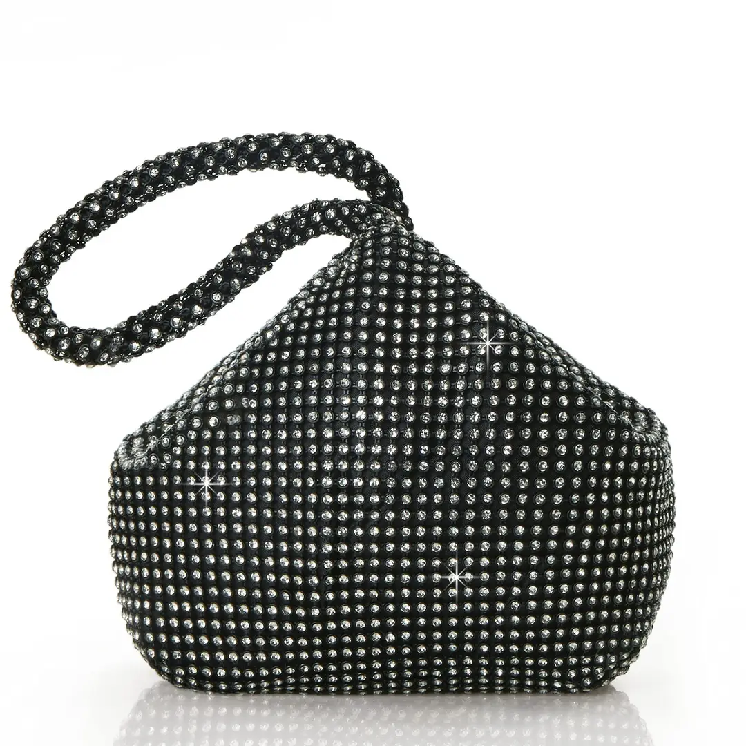 Large Mine Bag Cross-border Evening Bag Handmade Rhinestone Evening Bag Clutch Bag Banquet Bag Women's Handbag Diamond Bag — feature 18