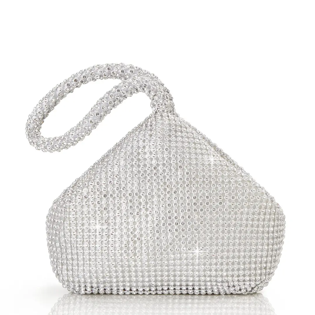 Large Mine Bag Cross-border Evening Bag Handmade Rhinestone Evening Bag Clutch Bag Banquet Bag Women's Handbag Diamond Bag — feature 7
