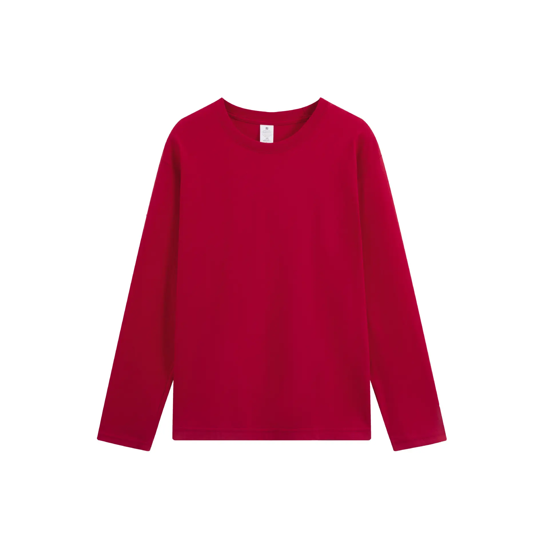 220g Cotton Long Sleeve Round Neck T-Shirt - Image 10