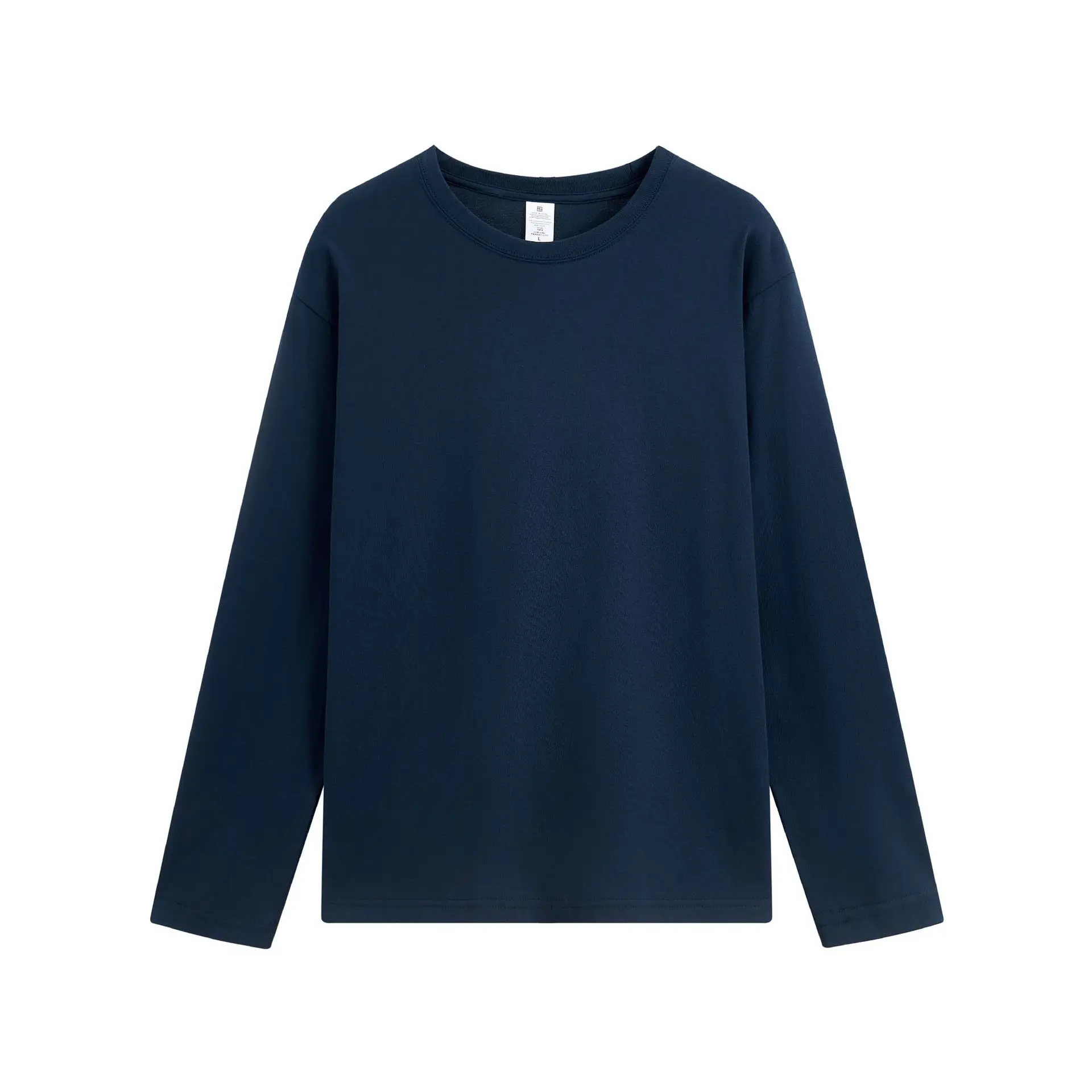 220g Cotton Long Sleeve Round Neck T-Shirt - Image 11