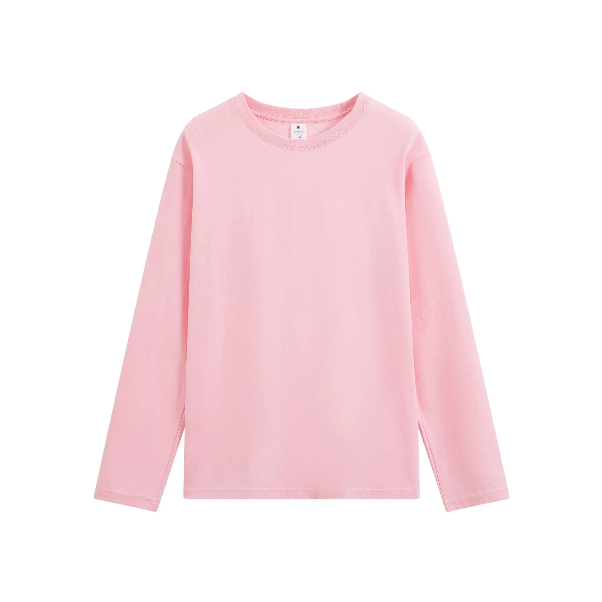 220g Cotton Long Sleeve Round Neck T-Shirt - Image 5