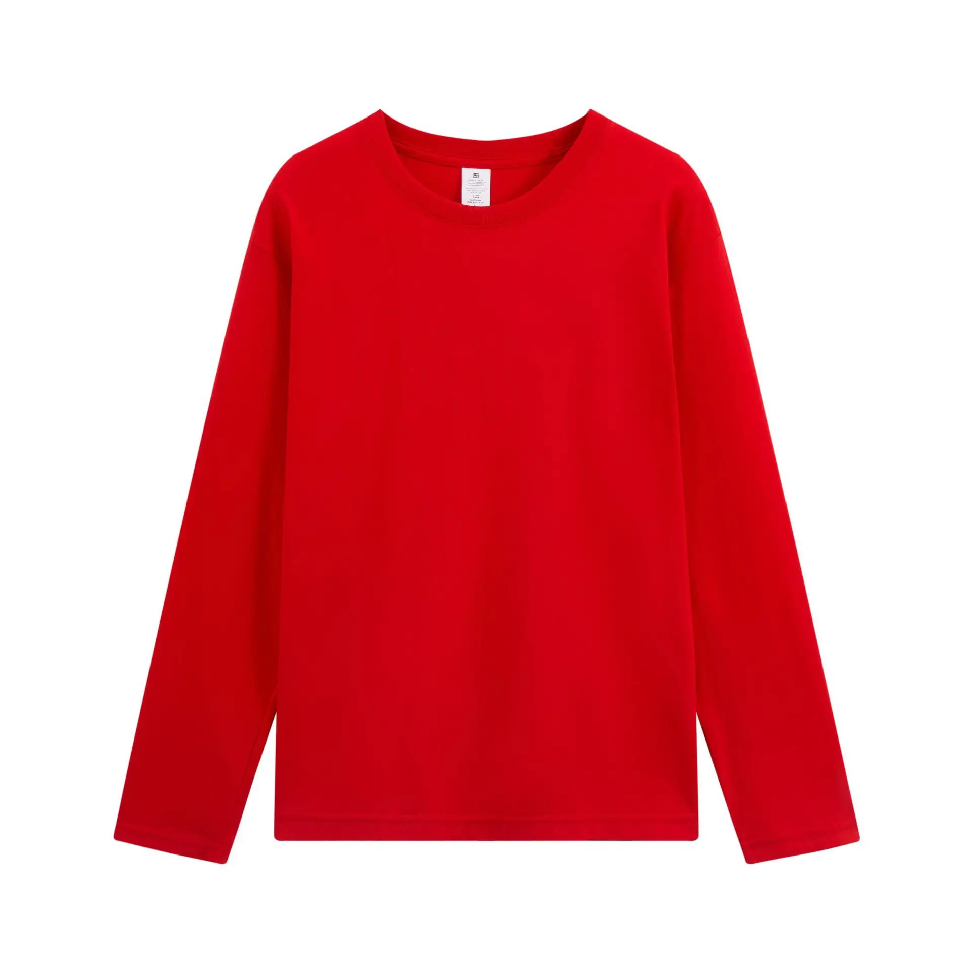 220g Cotton Long Sleeve Round Neck T-Shirt - Image 8