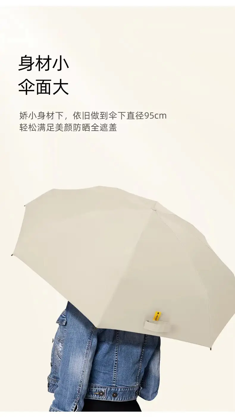Folding Mini Sunshade Umbrella with Printed Logo — feature 4